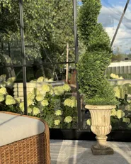 Plant Pot LARISA 28 cm Beige_1006342