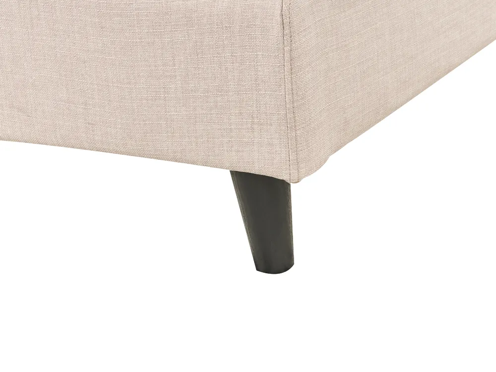Bed Frame Cover FITOU 140 x 200 cm Beige_876117