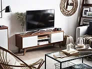 TV-taso ROCHESTER Ruskea/valkoinen_1174372