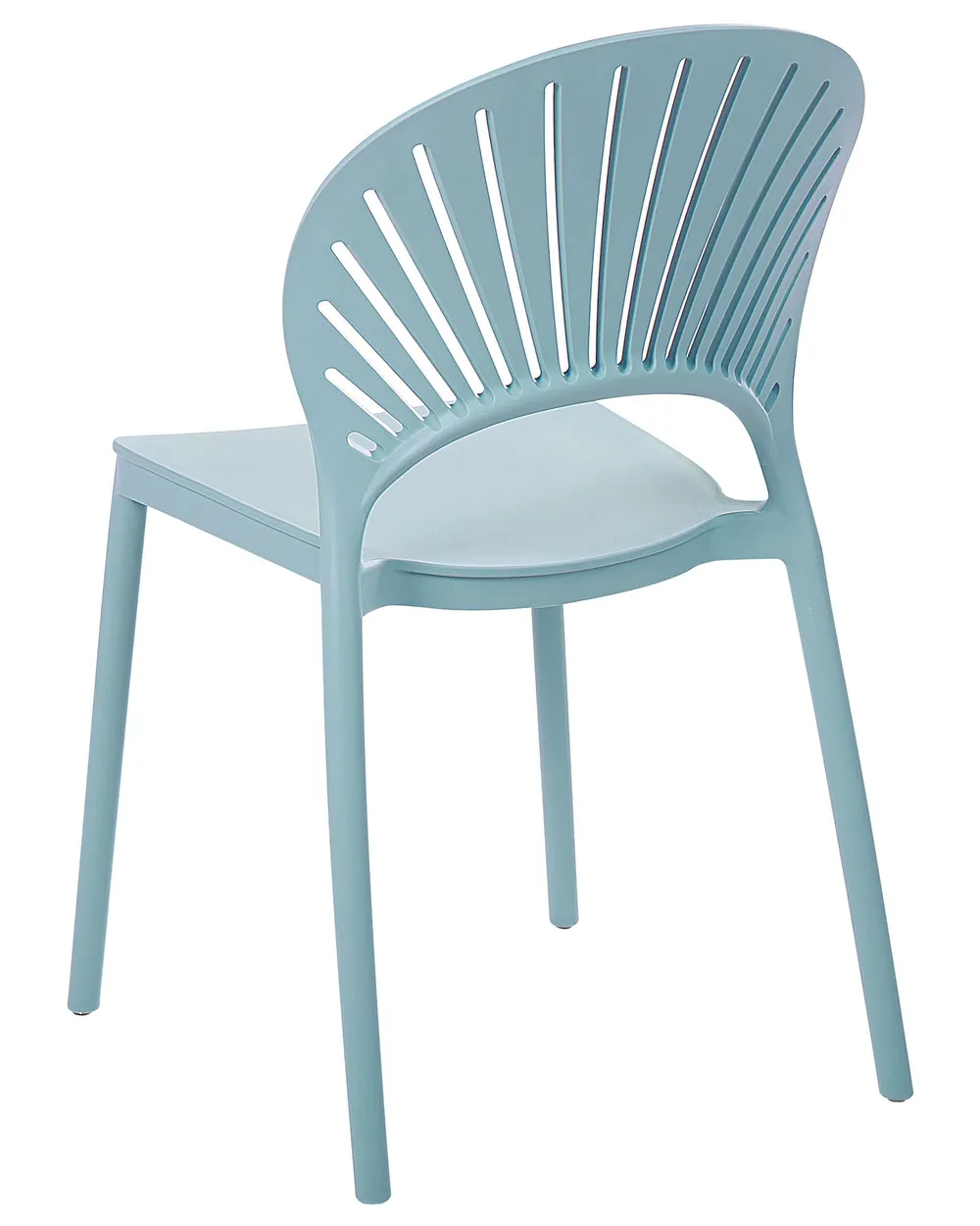 Set of 4 Garden Chairs OSTIA Light Blue_825357