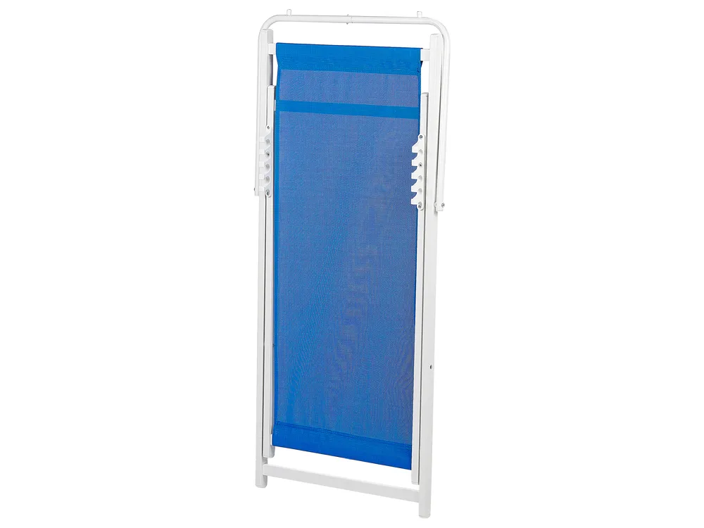 Folding Deck Chair LOCRI II Metal Blue_857206