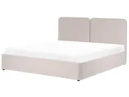 Ottoman Bed ARBOIS Fabric Beige 180 x 200 cm (EU Super King)_1023177