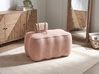 Upholstered Bench JUNO Fabric Pink