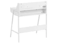 Home Office Desk with Hutch BROXTON 77 cm 46 cm White_1102762