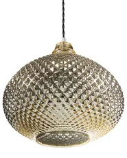 Pendellampa MADON Glas Guld_691476