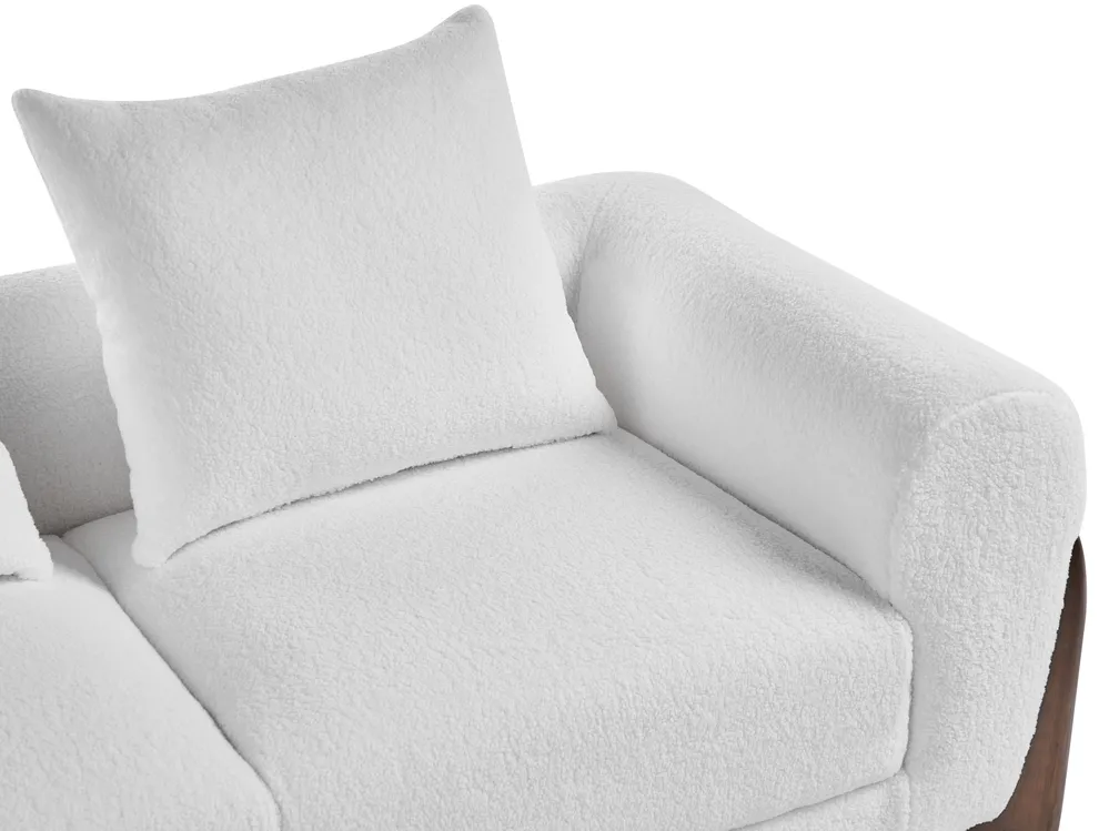 Sofa 2 Seater VINLIDEN Boucle White_1048342