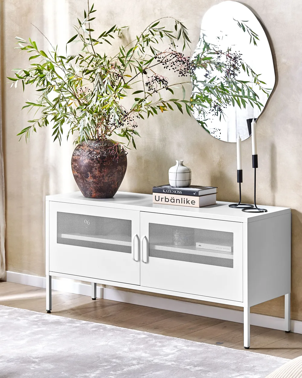 Storage Unit MORLEY Metal White_1080856