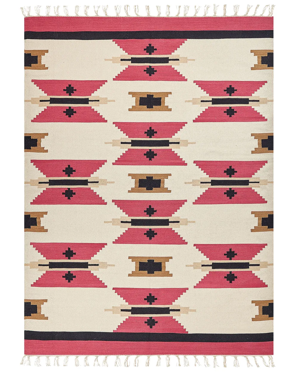 Rug GARNI Multicolour 160 x 230 cm Kilim Cotton