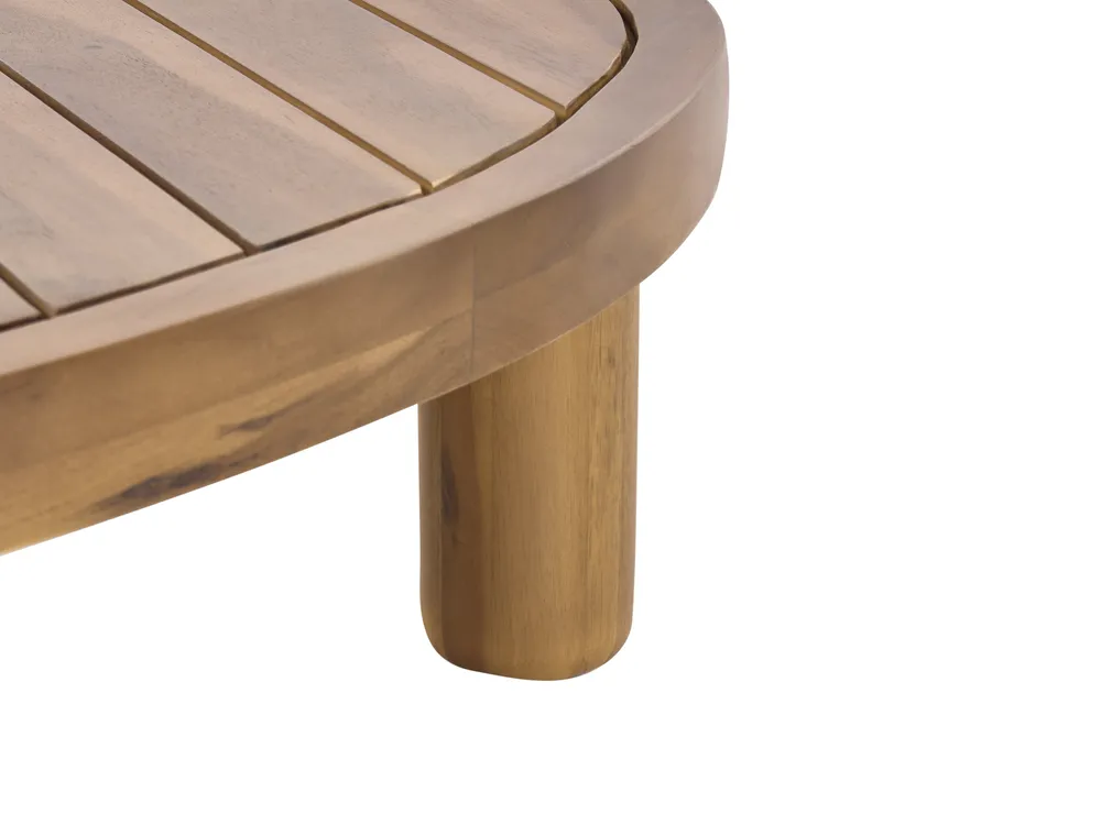 Garden Sofa with Table 4 Seater NUMANA Acacia Wood Off-White_1074260