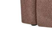 Bäddsoffa 3-sits VAXHOLM med förvaring Bouclé Brun_1026767
