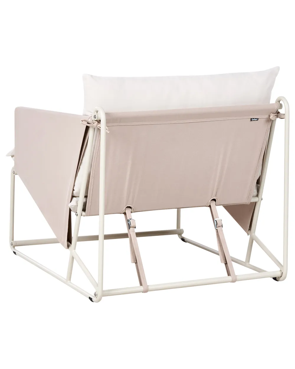 Puutarhatuoli pehmusteella PONTE Metalli Vaaleanbeige_1013287