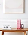Flower Vase PERDIKI 30 cm Glass Pink