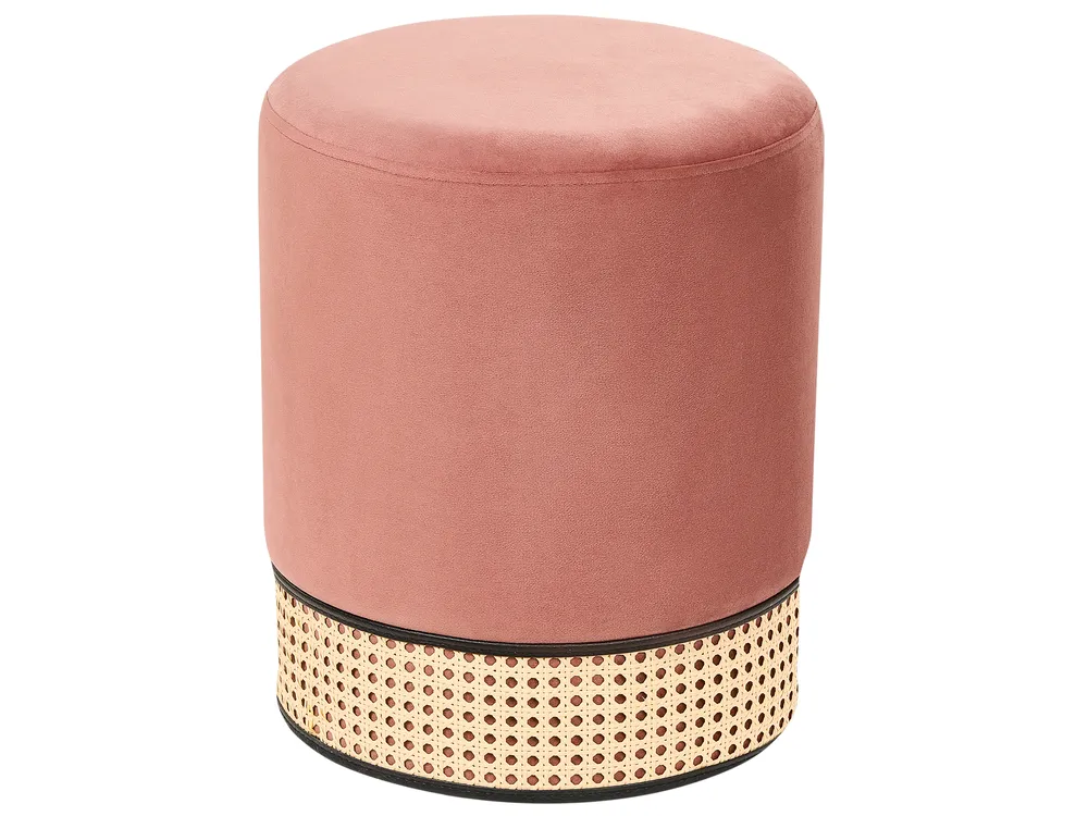Pouffe YANKTON Velvet Pink