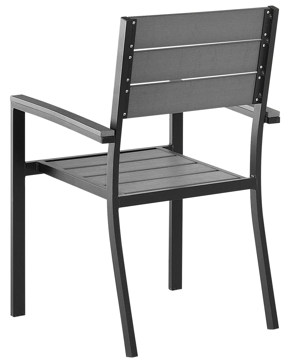 Set of 4 Garden Chairs PRATO Grey_741530