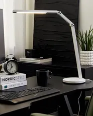 LED Desk Lamp DORADO with Dimmer Metal White_855028