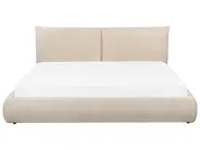 Waterbed Boucle VINAY 180 x 200 cm (EU Super King) Light Beige_969381