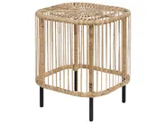 Garden Lounge Set with Table 4 Seater MARATEA/CESENATICO Rattan Natural_878781