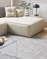 Shaggy Rug DEMRE Grey 140 x 200 cm