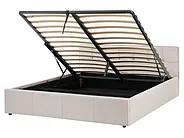 Seng med oppbevaring LAURESSES Lys beige 160 x 200 cm_1153501