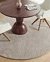 Tekoturkismatto ONTAKE Beige ø 160 cm