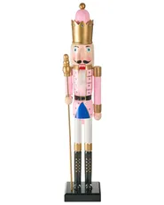 Prydnadsfigur TROSAAN 90 cm Nötknäckare Rosa_1027565