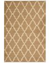 Rug MERMER Beige 160 x 230 cm Jute