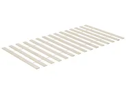 Bed Pine Wood OLENDON 90 x 200 cm (EU Single) White_956227