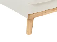 Corner Sofa Bed 3 Seater KAARINA II Fabric White Left Hand_981813