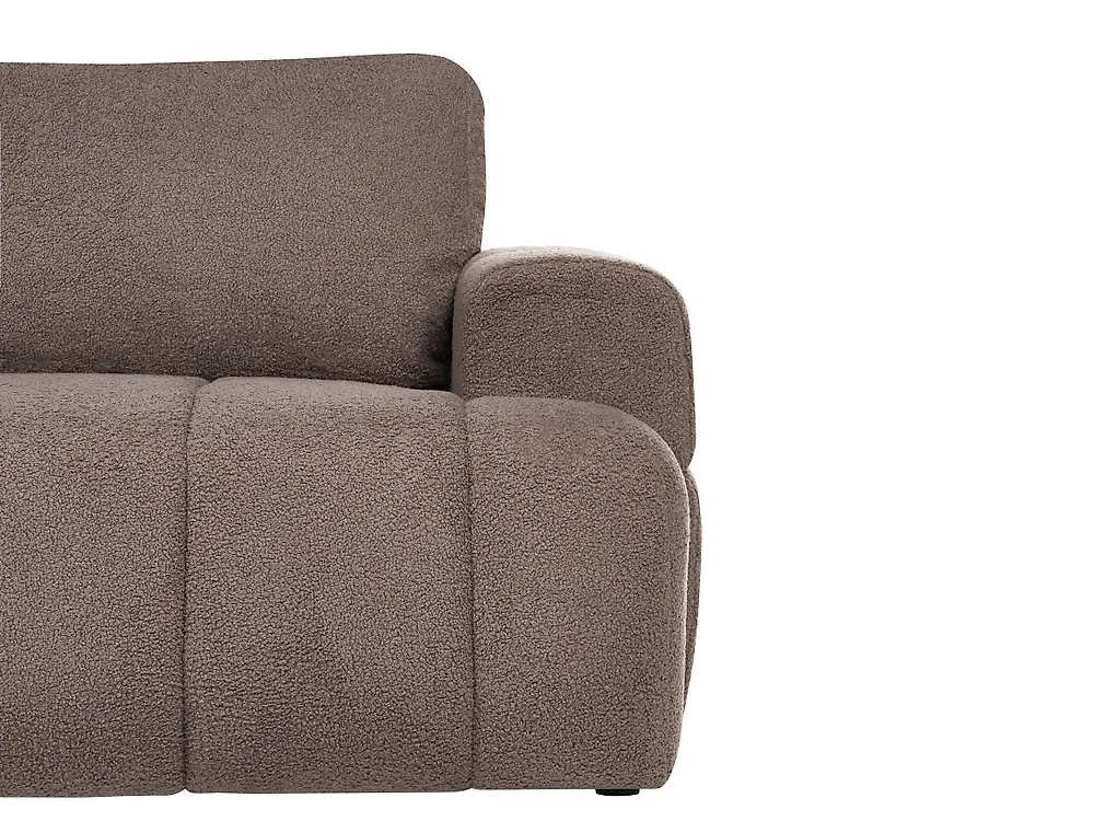 Sofagruppe 5-seters NARILLA Bouclé Gråbrun_1165079