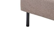 Säng med lamellram Bouclé MARGUT 180 x 200 cm Taupe_971342
