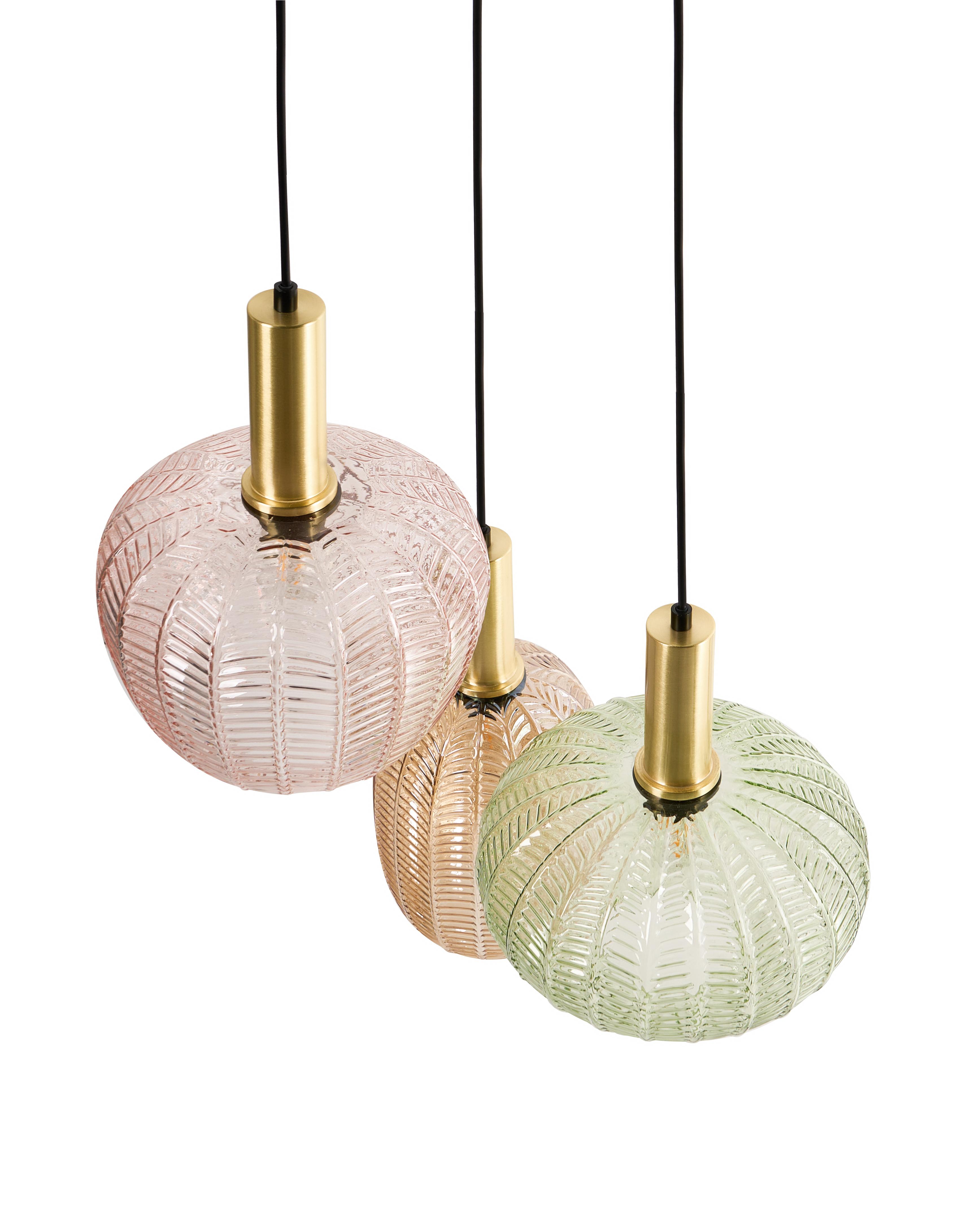 Pendellampe NJORO Glass Flerfarget_1029321