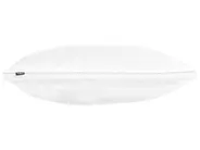 Set of 2 Bed Pillows FELDBERG High 80 x 80 cm Duck Feathers and Down White_1020398