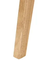 Set med 2 matstolar OZELLA Trä Ljusbrun/ Beige_985725