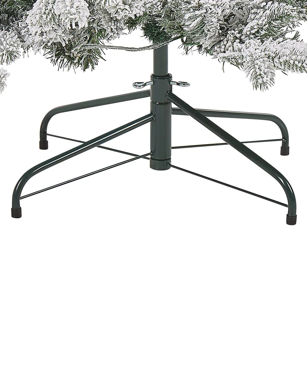 Artificial Snowy Christmas Tree LED TATLOW 210 cm Green_813194