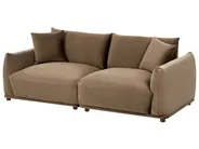 Sofa 3 Seater JUBEK Velvet Brown_1074501