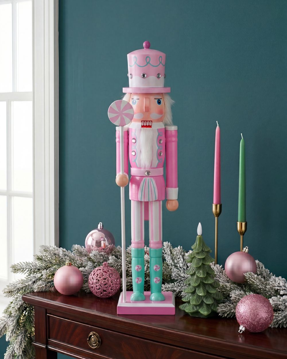 Figurine DALALVEN 50 cm Nutcracker Pink