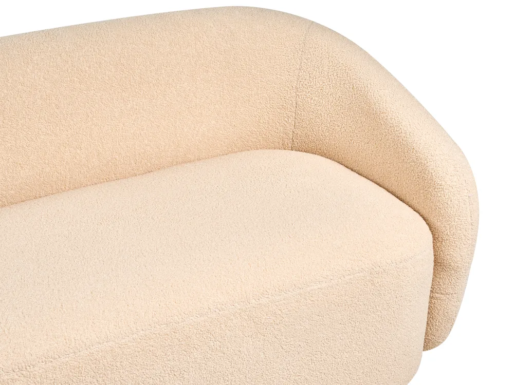 Sofa 2 Seater SIPO Boucle Beige_992952