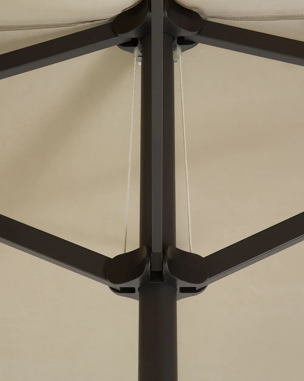 Patio Parasol 460 cm SIBILLA Beige_680040