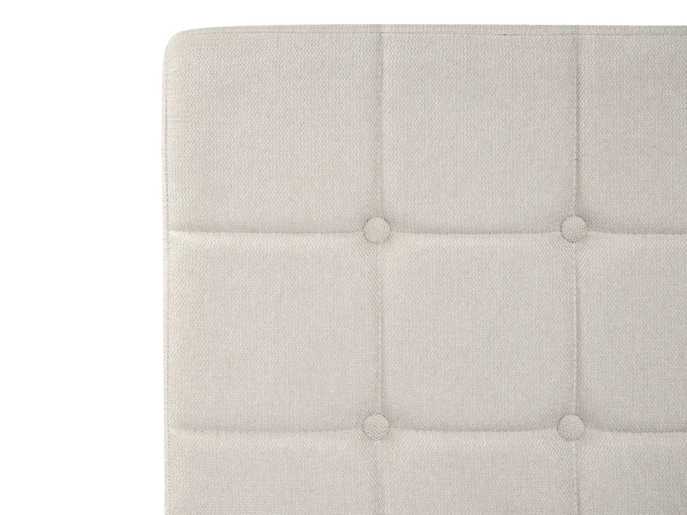 Adjustable Bed Fabric DUKE 160 x 200 cm (EU King Size) Light Beige_973430