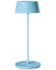 Wireless LED Table Lamp GUDER with Dimmer Metal Blue_1042212