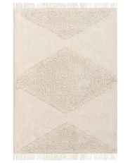 Barnmatta KHONOMA Beige 160 x 230 cm Bomull_1109412