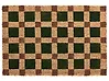 Dörrmatta VILLASIS Beige/ Grön 40 x 60 cm Kokosfiber