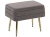 Upholstered Storage Bench ODESSA Velvet Grey