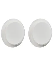 Set med 2 vägglampor SEMNON LED Metall Vit_1008975
