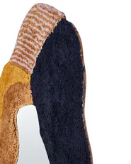 Wall Mirror ABASZA 60 cm 62 cm Cotton Multicolour_992411