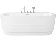 Freestanding Bathtub EMPRESA 1700 x 800 mm with Fixtures White_785202