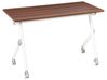 Foldable Office Desk BENDI 120 cm 60 cm Dark Brown