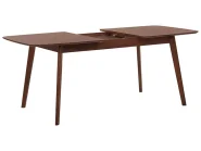 Extending Dining Table MADOX Dark Walnut 120/150 cm 75 cm_422603