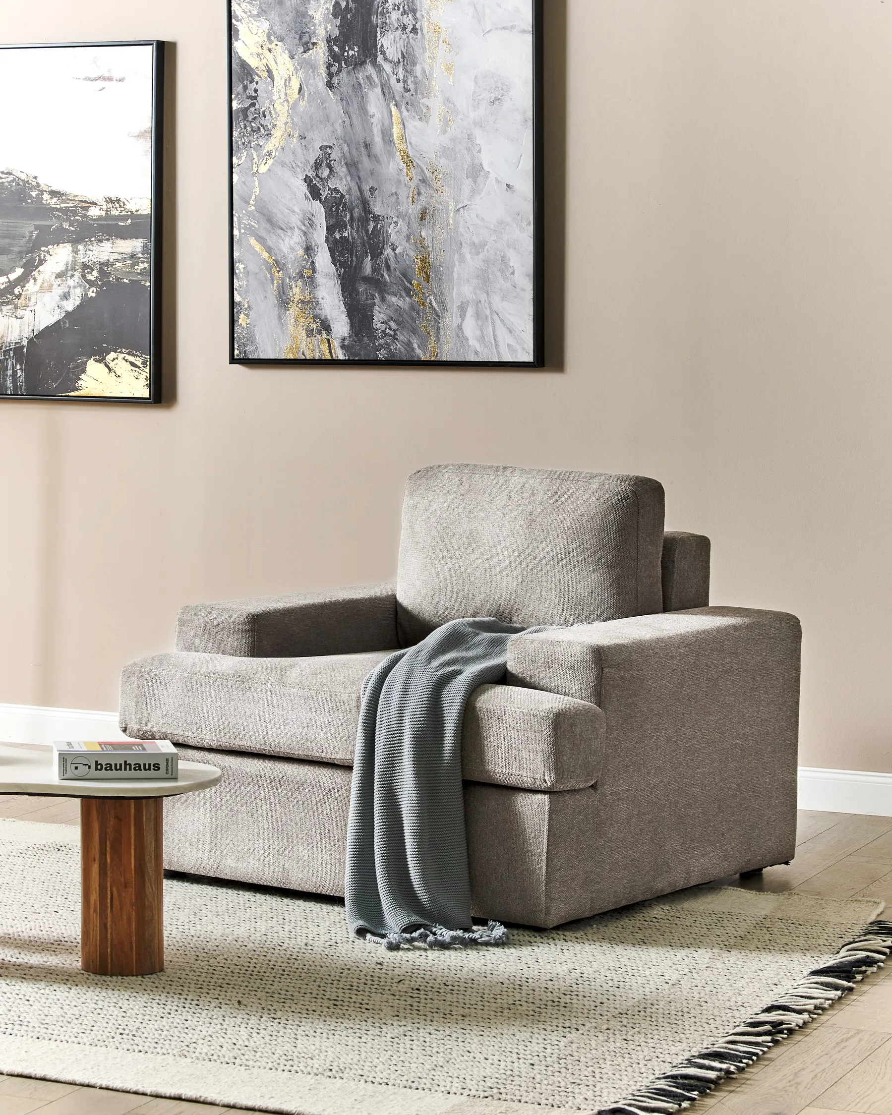 Armchair ALLA Fabric Taupe_893699
