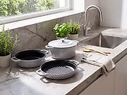 Valurautasetti 4 osaa CASTLINA Vaaleanharmaa_1169182
